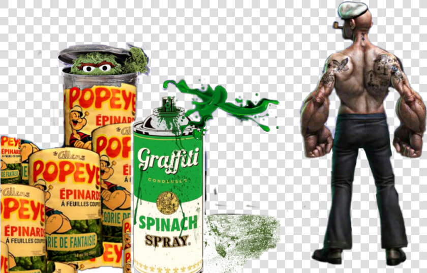  popeye  popeyethesailorman  spinach  can  graffiti   Popeye Action Figure Png  Transparent PngTransparent PNG