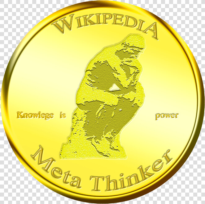 Medalian Thinker   Coin  HD Png DownloadTransparent PNG