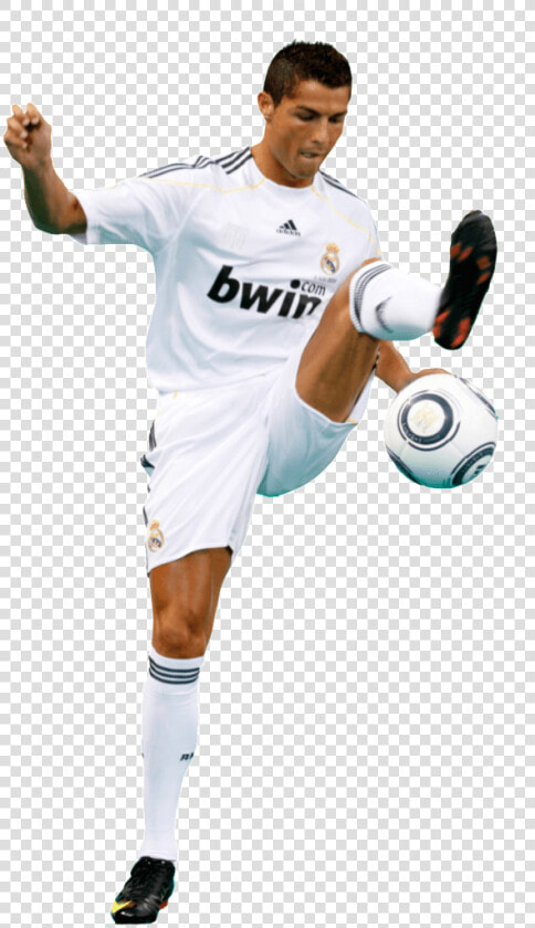 High Ball Ronaldo   C Ronaldo In Real Madrid  HD Png DownloadTransparent PNG