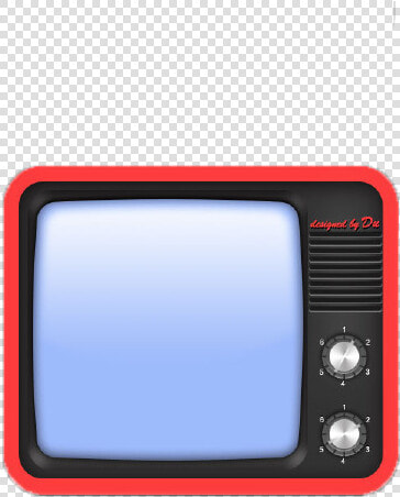 Television Set Red   Television Set  HD Png DownloadTransparent PNG