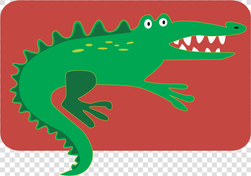 Fun Alligator Vector Clip Art   American Crocodile  HD Png DownloadTransparent PNG