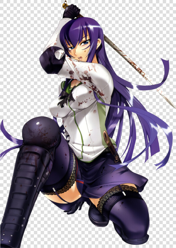 Toxinvictory   Highschool Of The Dead Saeko Png  Transparent PngTransparent PNG