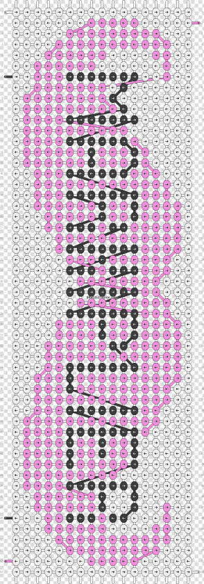 Alpha Pattern   Friendship Bracelets Cartoon Alpha Pattern  HD Png DownloadTransparent PNG