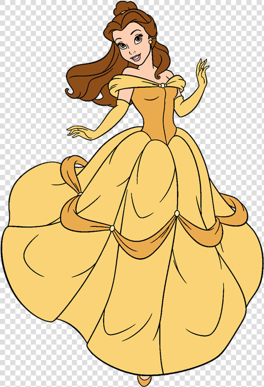 Beauty And The Beast amp belle Clip Art Image 4   Belle From Beauty And The Beast Clipart  HD Png DownloadTransparent PNG