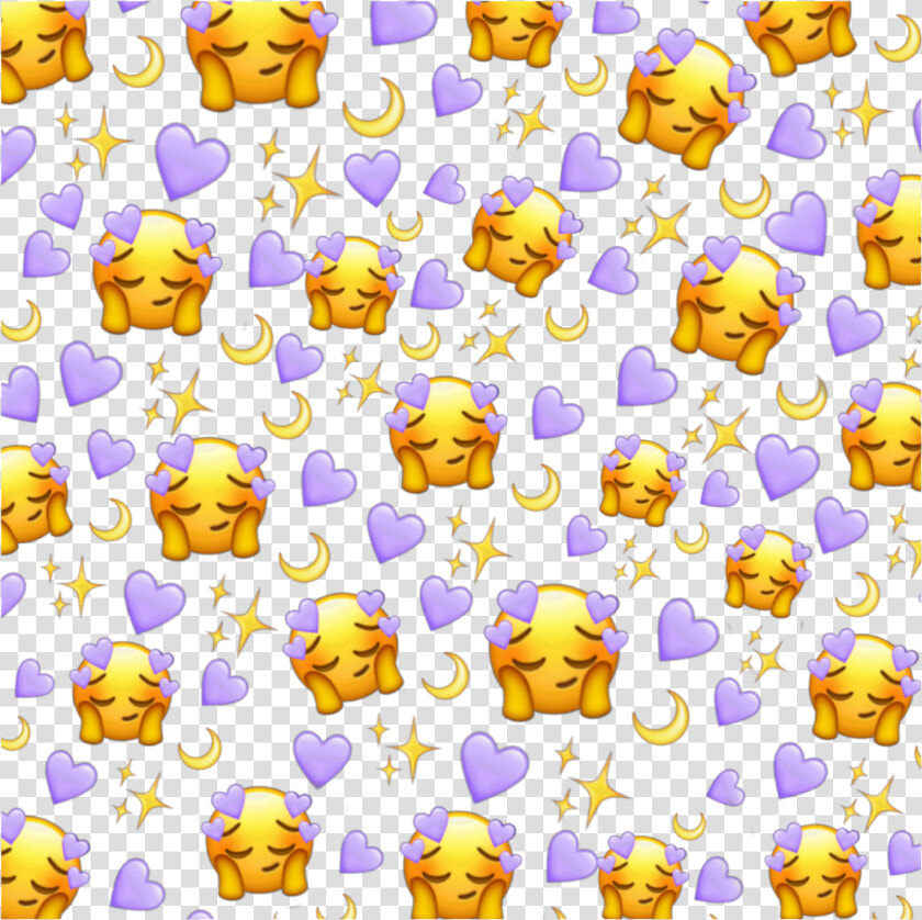  wallpaper  purple  emoji  iphone  hear  tumblr  beautiful   Айфон Обои С Эмодзи  HD Png DownloadTransparent PNG