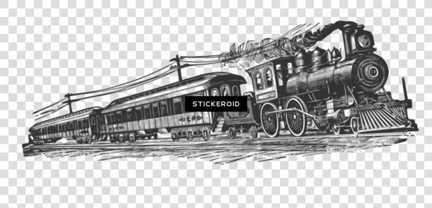 Far West Train Clipart   Steam Locomotive Clipart  HD Png DownloadTransparent PNG