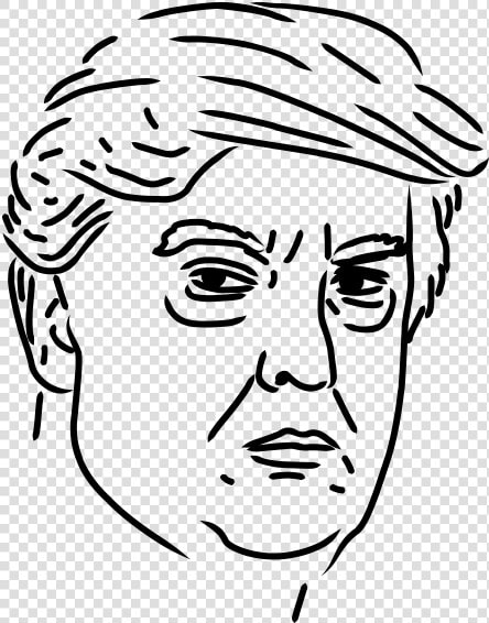 Class Lazyload Lazyload Mirage Cloudzoom Featured Image   Donald Trump Face Drawing  HD Png DownloadTransparent PNG