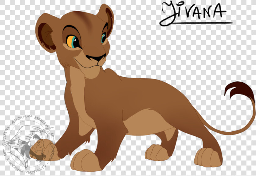   Simon Church On The Desktop  The Lioness And Her   Cartoon  HD Png DownloadTransparent PNG