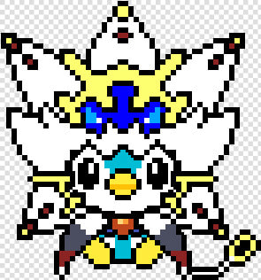 Pixel Art Pokemon Pikachu Solgaleo  HD Png DownloadTransparent PNG