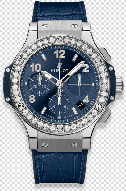 Big Bang Steel Blue Diamonds   Hublot Big Bang Blue Diamond  HD Png DownloadTransparent PNG