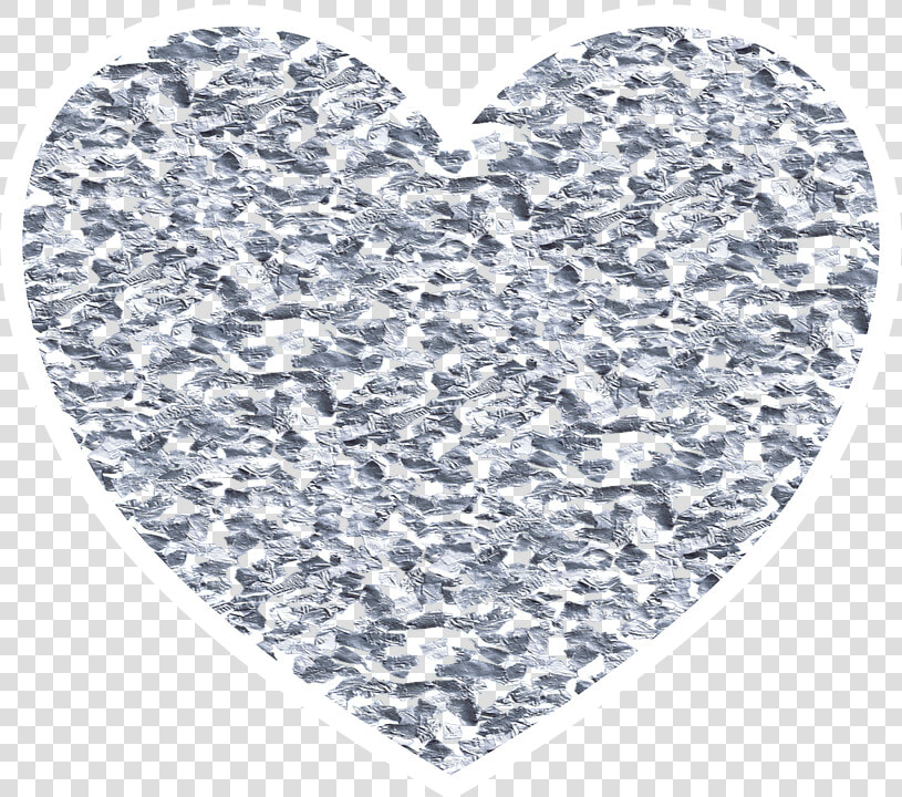 Heart  Glitter  Valentine  Love  Silver  Celebration   Silver Glitter Heart Png  Transparent PngTransparent PNG