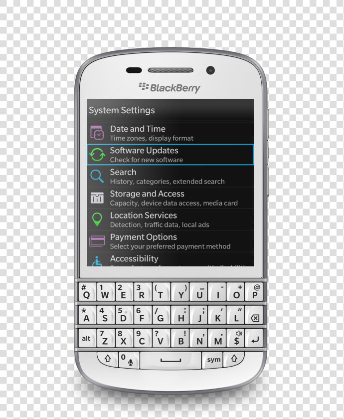 Q10 Update   Blackberry Os 10 Terminal  HD Png DownloadTransparent PNG