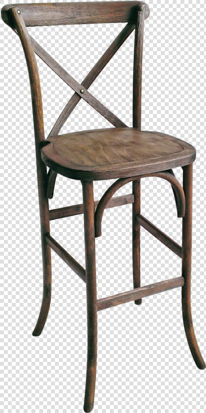 Wood Cross Back Bar Stools  HD Png DownloadTransparent PNG