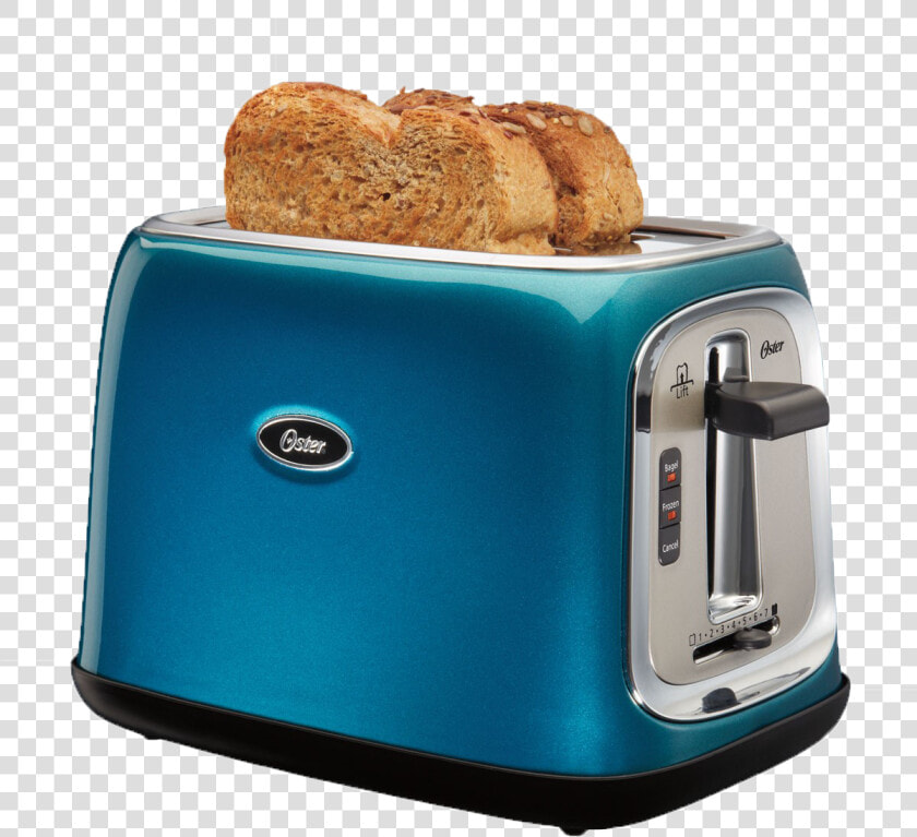 Electric Toaster Png Image File   Oster 2 Slice Turquoise Toaster  Transparent PngTransparent PNG