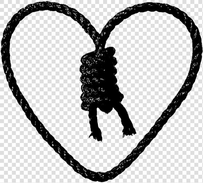  noose  heart  black  freetoedit   Illustration  HD Png DownloadTransparent PNG