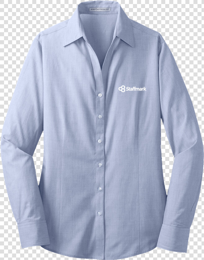 Ladies Crosshatch Easy Care Shirt   Shirt  HD Png DownloadTransparent PNG