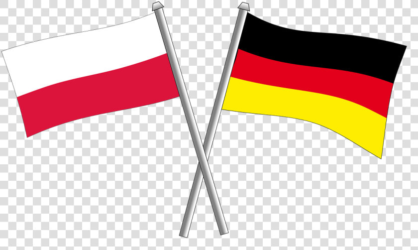 Poland  Polish  German  Germany  Friendship  Flag   Drapeau Francais Et Allemand  HD Png DownloadTransparent PNG