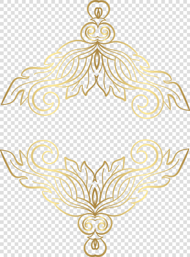 Free Ornaments Png Gold   Png Download   Golden Ornamental Vector Png  Transparent PngTransparent PNG