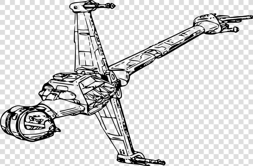 Starwars Patent Drawing   Star Wars Spaceship Drawing  HD Png DownloadTransparent PNG