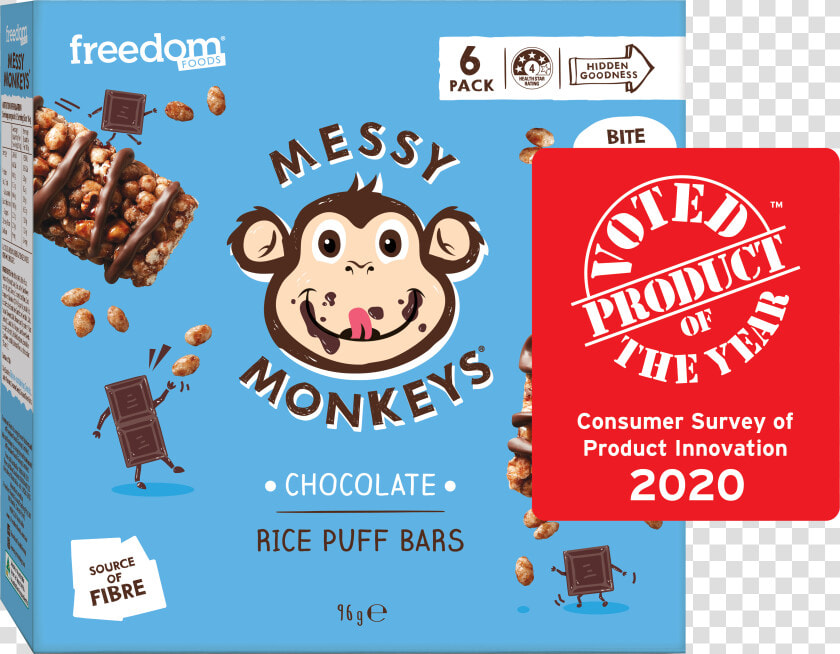 Messy Monkey Rice Puff Bar Bar Code  HD Png DownloadTransparent PNG