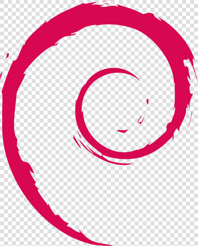 Svg Swirls Vector   Debian Logo  HD Png DownloadTransparent PNG