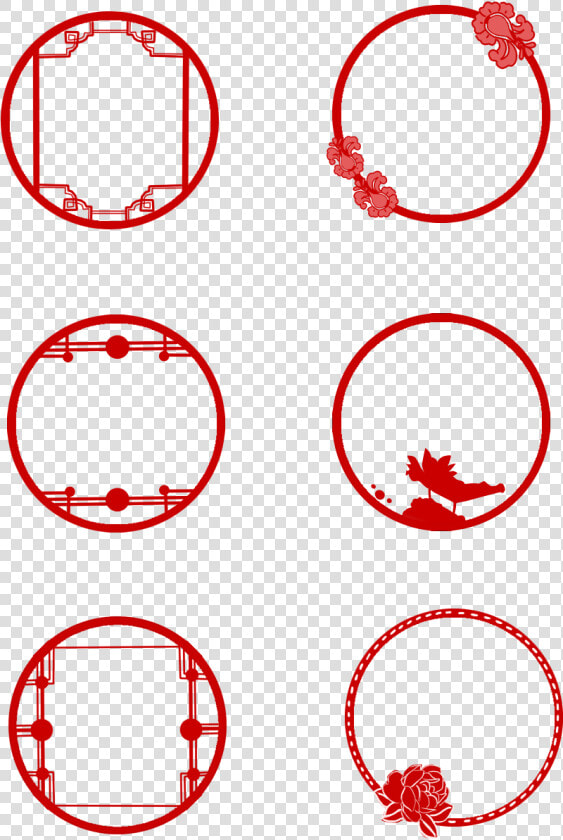 Chinese Style Border New Classical Png And Psd   Chinese Circle Border Png  Transparent PngTransparent PNG