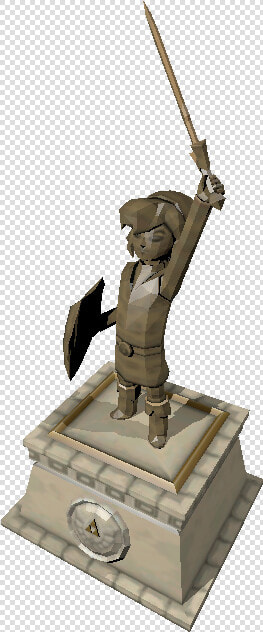 Download Zip Archive   Wind Waker Statue In Hyrule Castle  HD Png DownloadTransparent PNG