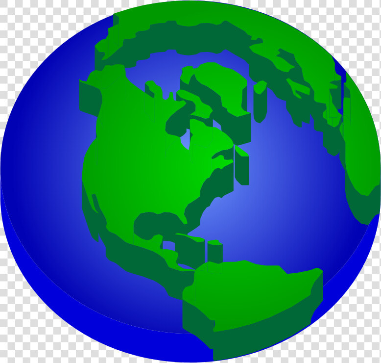 3d Elevated Earth Globe   Clipart Picture Of Earth  HD Png DownloadTransparent PNG