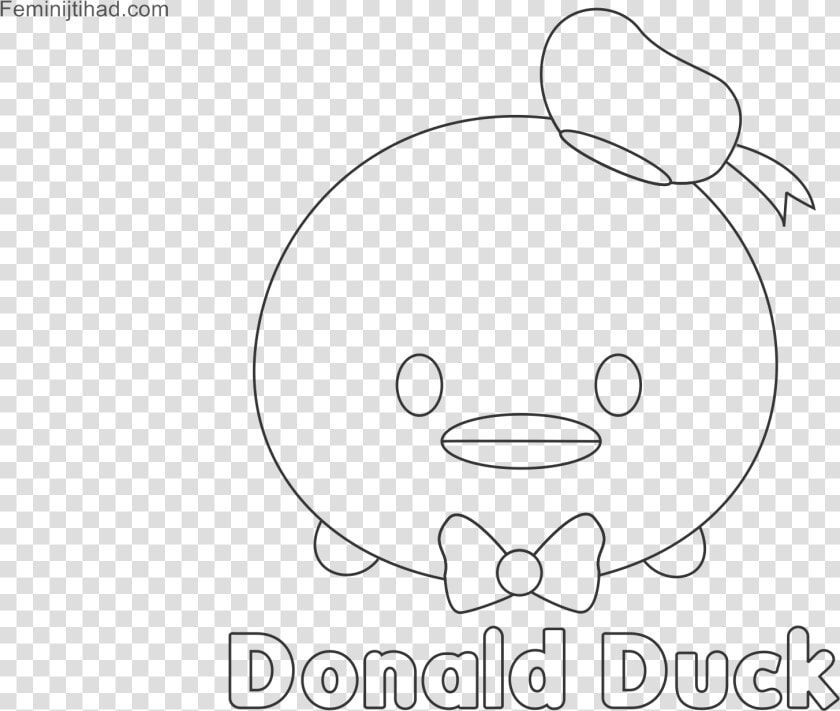 Tsum Tsum Coloring Pages Donald Hi   Donald Tsum Tsum Coloring Pages  HD Png DownloadTransparent PNG