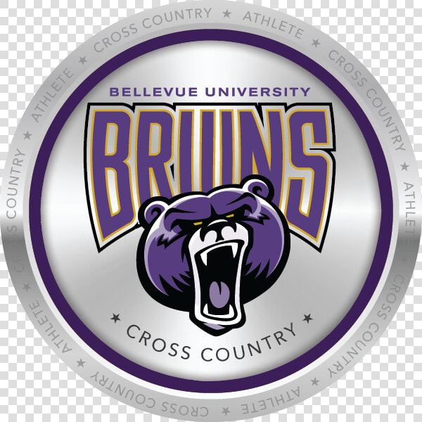 Cross Country Athletic Badge   Bellevue University  HD Png DownloadTransparent PNG