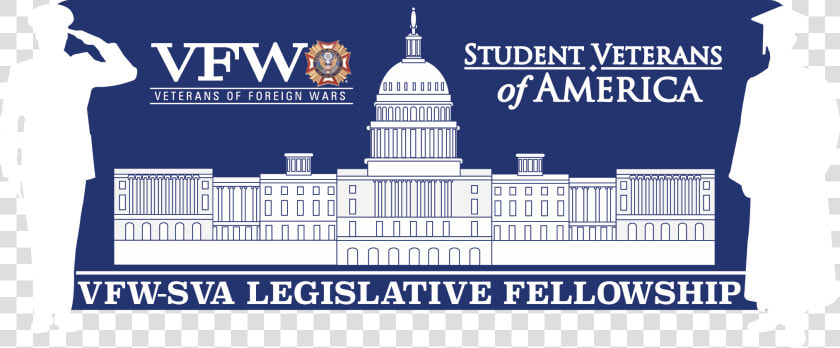 Sva vfw Legislative Fellowship Logo Blue Fade  HD Png DownloadTransparent PNG