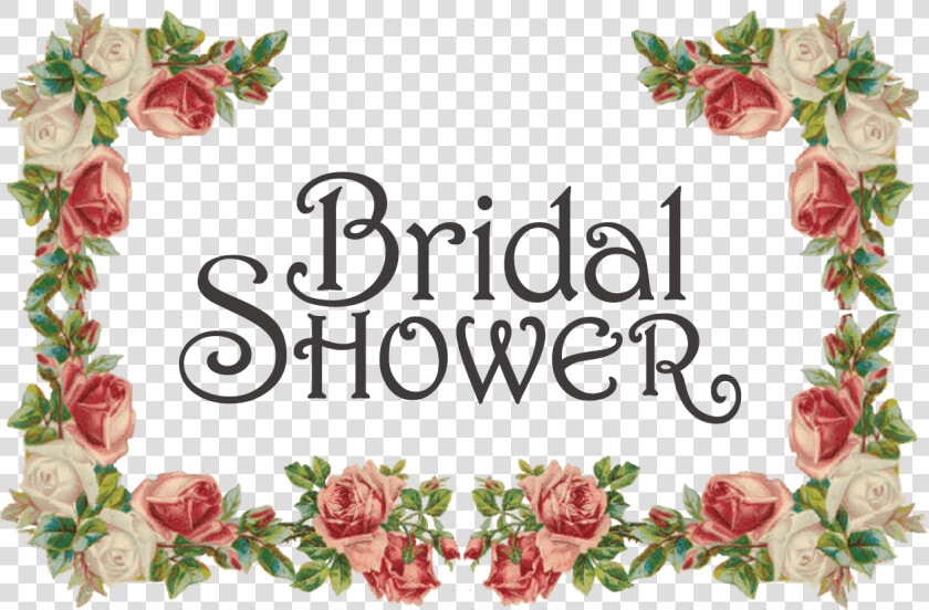 Transparent Bridal Shower Invitation Clipart   Flower Page Border Design  HD Png DownloadTransparent PNG