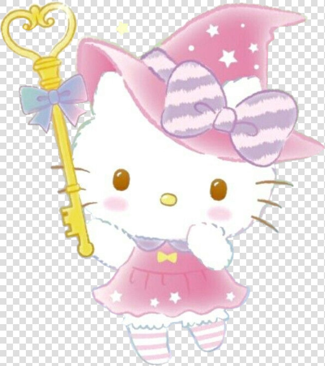  hellokitty  sanrio  halloween  kawaii  cute  witch   Cartoon  HD Png DownloadTransparent PNG