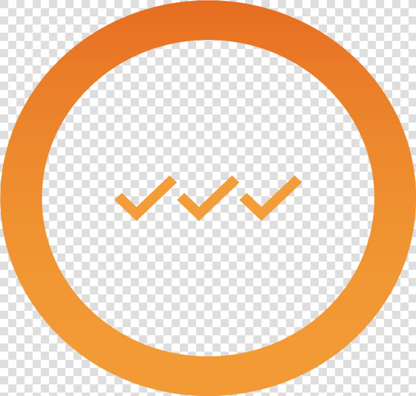 Orange Circle With Three Check Marks   Prohibido Fumar  HD Png DownloadTransparent PNG