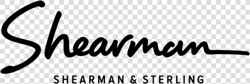 Shearman Logo Black 300ppi Pos   Calligraphy  HD Png DownloadTransparent PNG