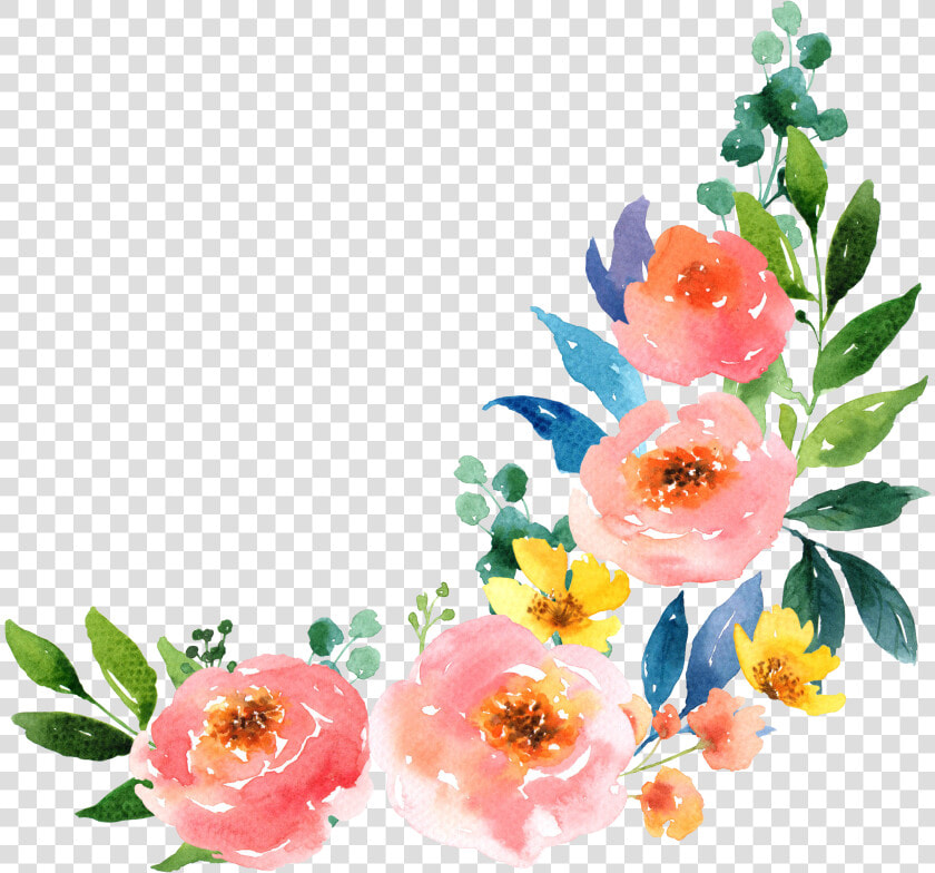 Watercolor Flowers Paper Painting Watercolour Free   Water Paint Flowers Png  Transparent PngTransparent PNG