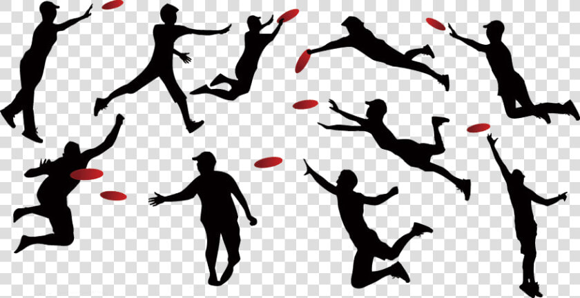 Ultimate Clip Art Transprent   Frisbee Player Ultimate Frisbee Silhouette  HD Png DownloadTransparent PNG