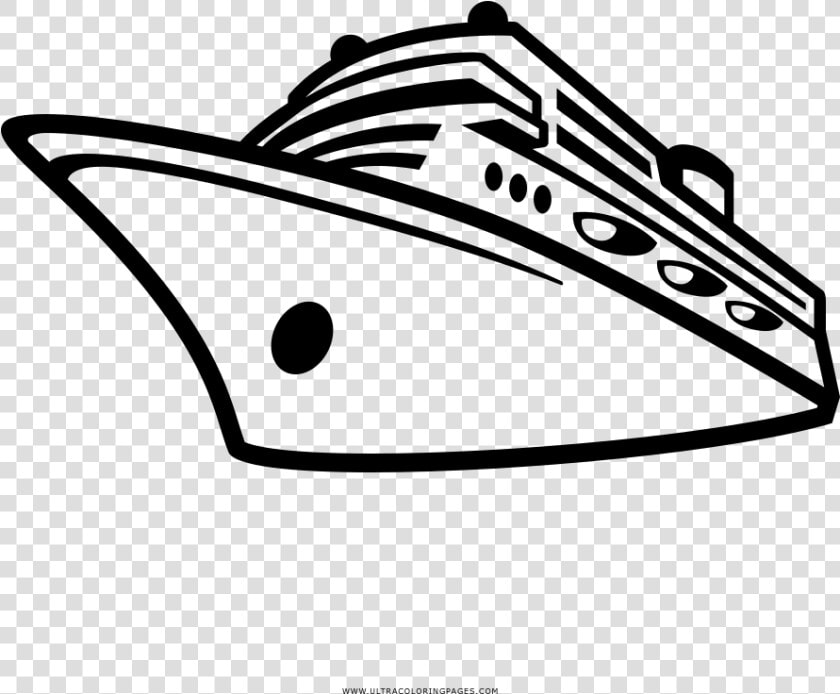 Cruise Ship Coloring Page   Nave Stilizzata Disegno  HD Png DownloadTransparent PNG