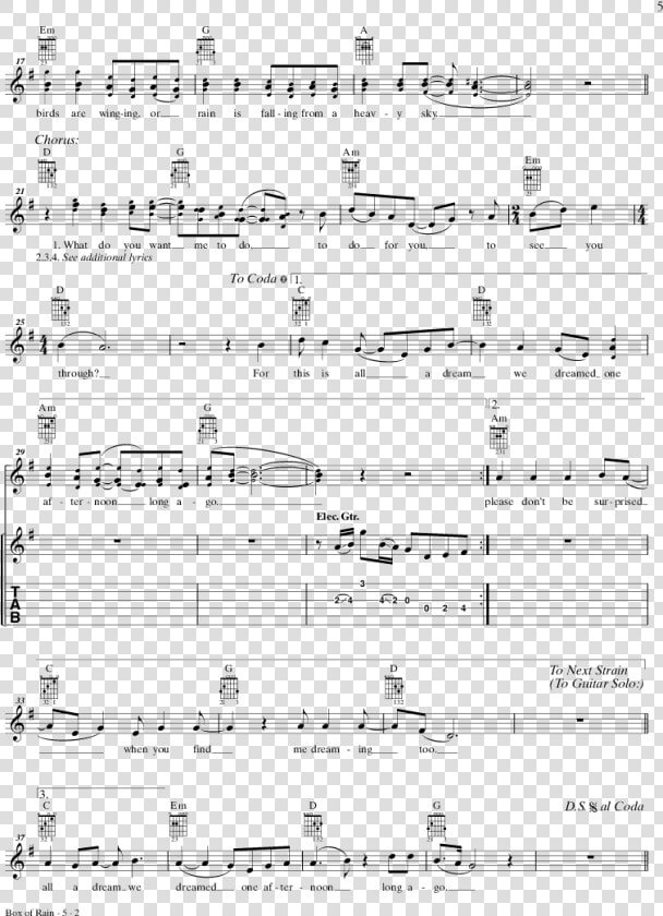 Grateful Dead Guitar Tab Anthology Thumbnail   Sheet Music  HD Png DownloadTransparent PNG