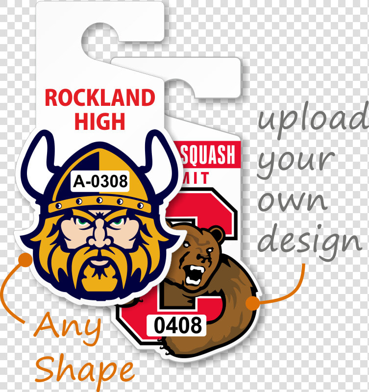 Fully Custom Shape Jumbo Hang Tag   Cleveland State University Mascot  HD Png DownloadTransparent PNG