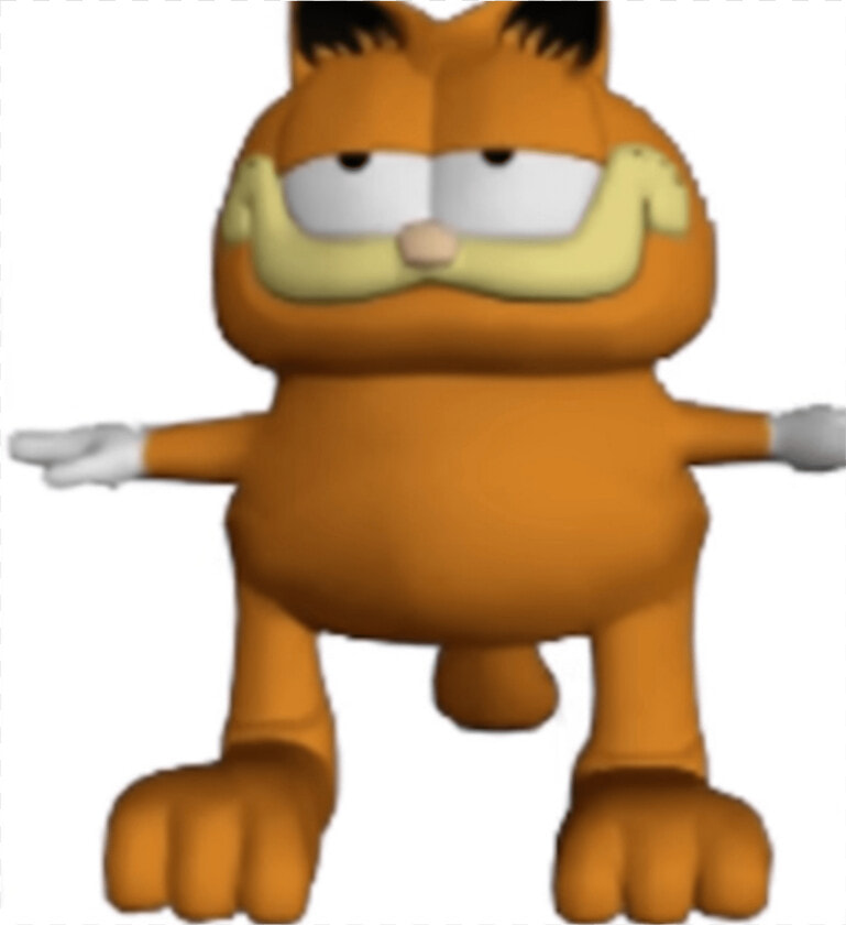 Garifield T Posing Oof Garfield Tpose Tposetuesday   Transparent Garfield T Pose  HD Png DownloadTransparent PNG