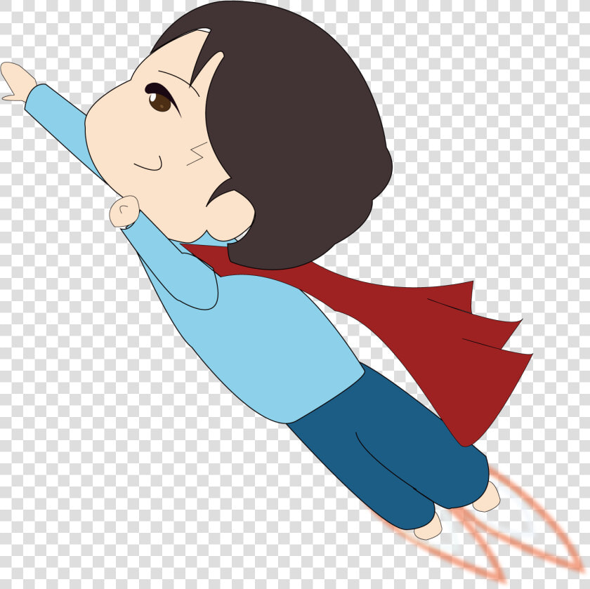 Clark Kent Cartoon Animation   Volar Dibujo  HD Png DownloadTransparent PNG