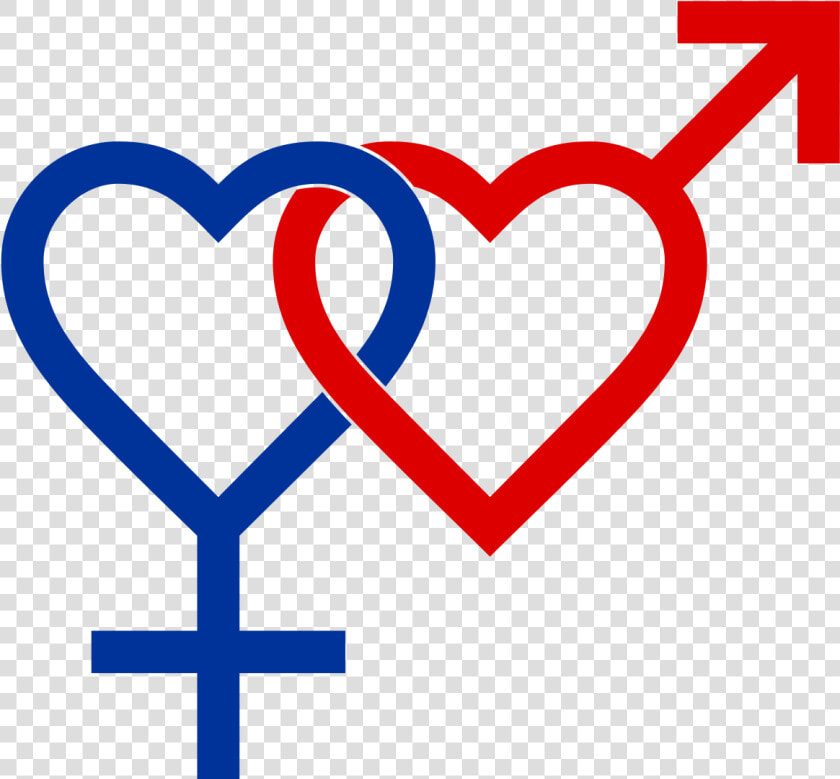 Lesbian Symbol With Hearts  HD Png DownloadTransparent PNG