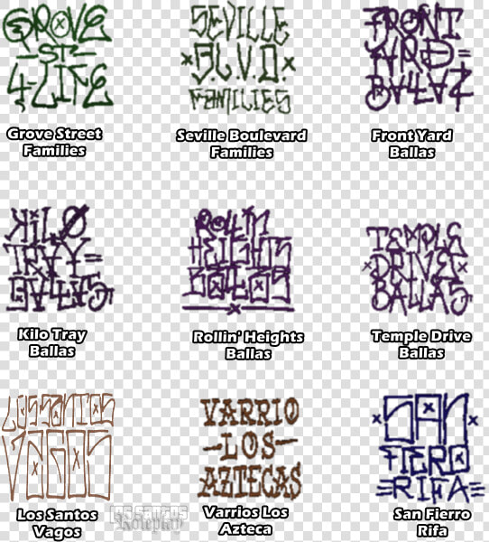 Transparent Graffiti Can Png   Gta San Andreas Ballas Graffiti  Png DownloadTransparent PNG