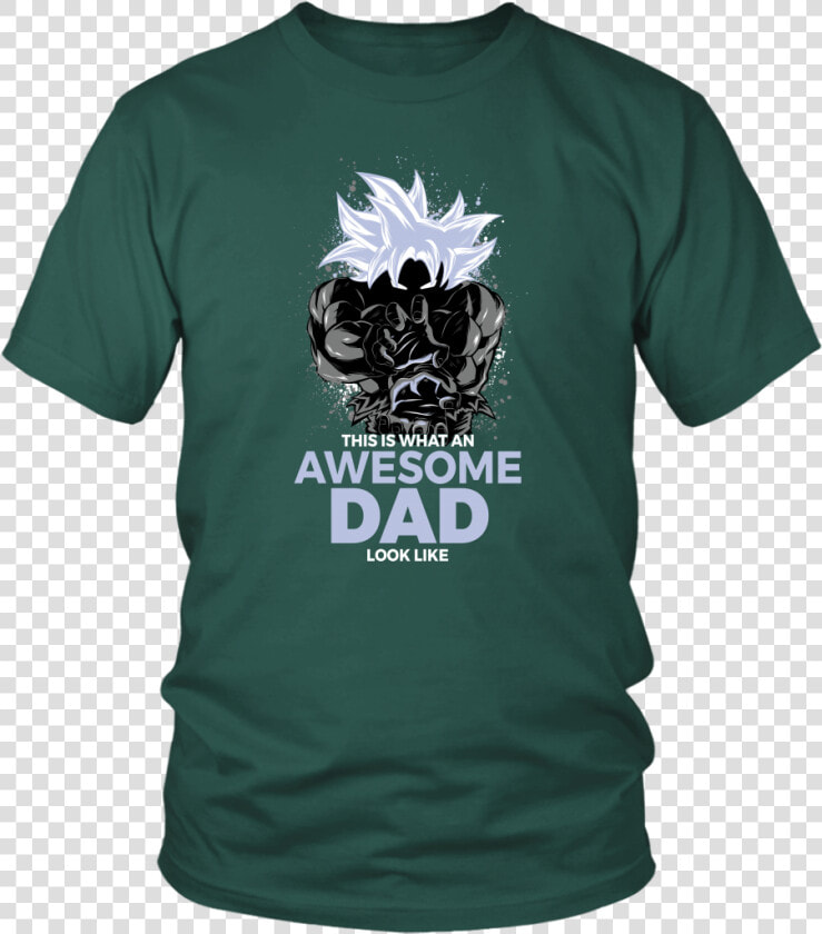 Dragon Ball Super Goku Cool Dad Master Ultra Instinct   Larry Bernandez T Shirt  HD Png DownloadTransparent PNG