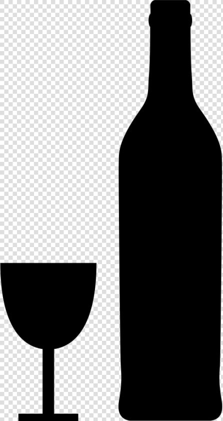 Dessert Wine Red Wine Beer Glass Bottle   Bottle Wine Silhouette Png  Transparent PngTransparent PNG