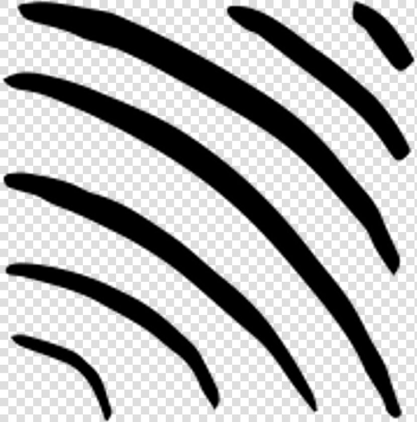 Black Ink Brush Stroke Mark Line Diagonal Ⓒ   Transparent Doodle Burst  HD Png DownloadTransparent PNG