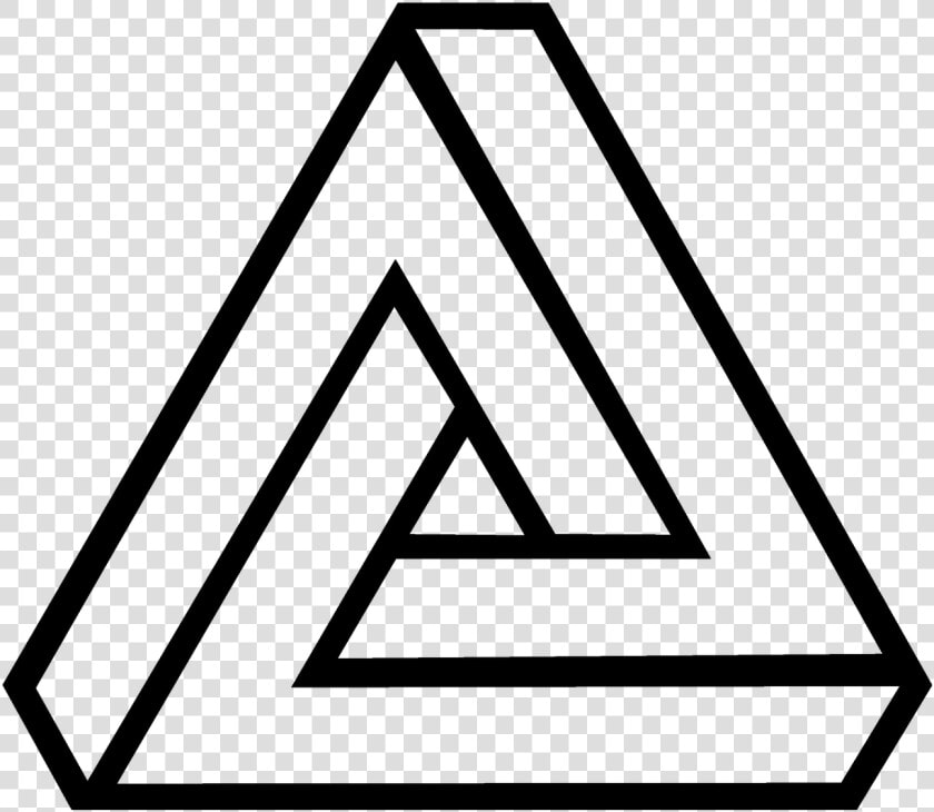 Funny Easy Easy Optical Illusions To Draw For Kids   Penrose Triangle Png  Transparent PngTransparent PNG