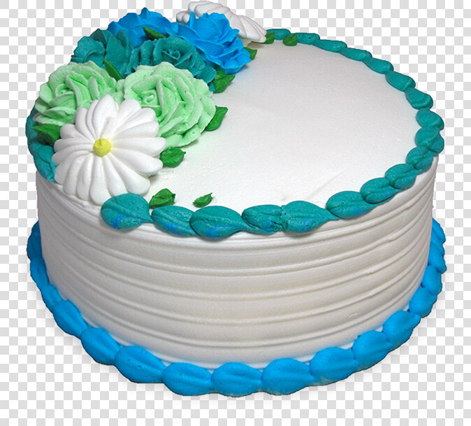 Round Cakes Decorated With Flowers  HD Png DownloadTransparent PNG