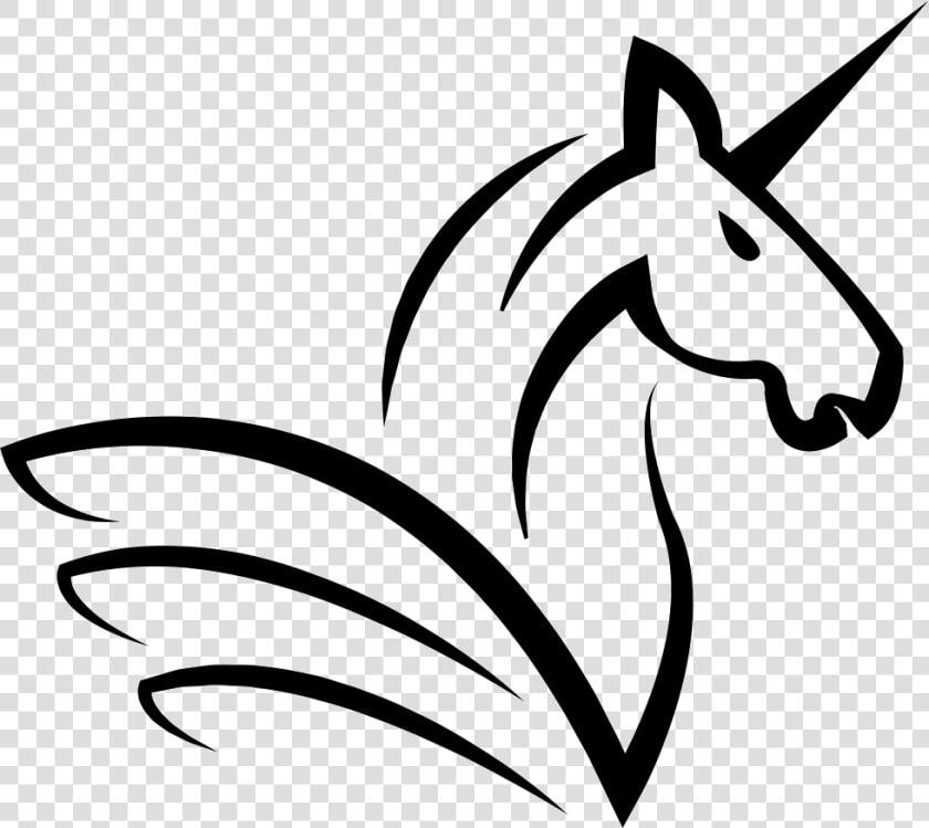 Unicorn Horse Head With A Horn And Wings   Licorne Academy  HD Png DownloadTransparent PNG